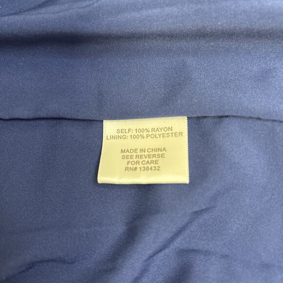 MODCLOTH Navy Stars Flowers Retro Shift Dress Small - Picture 6 of 12